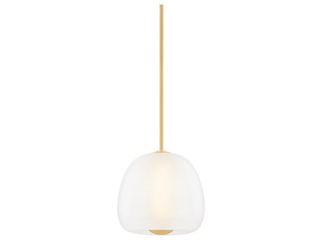 Hudson Valley Scranton 1-Light Aged Brass Pendant