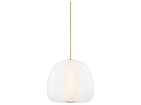 Hudson Valley Scranton 1-Light Aged Brass Pendant