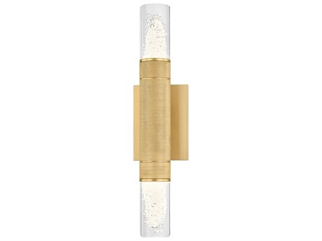 Hudson Valley Glen Cove 2-Light Aged Brass Wall Sconce