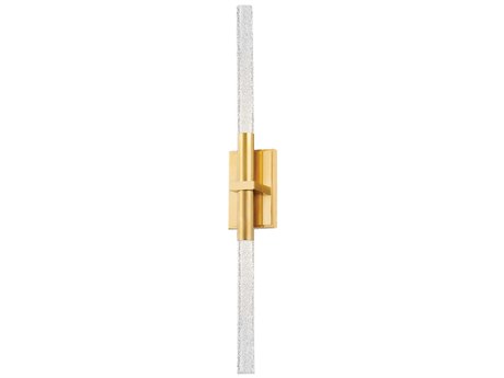 Hudson Valley Millerton 2-Light Aged Brass Wall Sconce