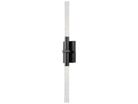 Hudson Valley Millerton 2-Light Black Brass Wall Sconce