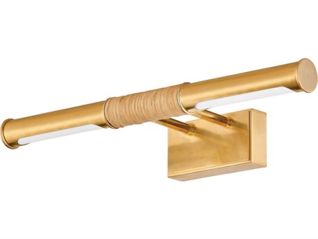 Hudson Valley Halstead 1-Light Aged Brass LED Picture Light