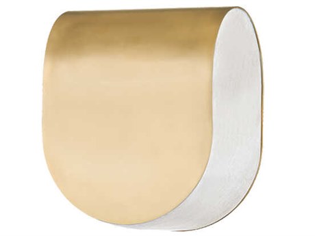 Hudson Valley Briarwood 1-Light Aged Brass Glass LED Wall Sconce