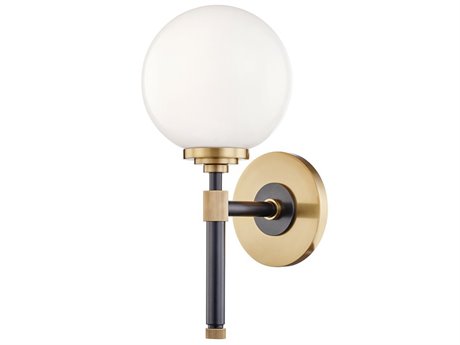Hudson Valley Bowery 1-Light Aged Old Bronze Wall Sconce