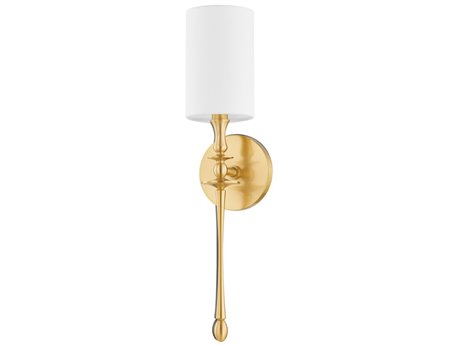 Hudson Valley Guilford 1-Light Aged Brass Wall Sconce