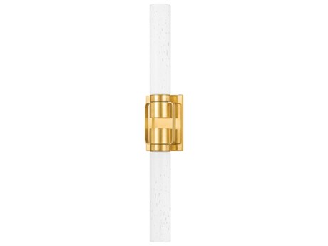 Hudson Valley Glen Oaks 2-Light Aged Brass Wall Sconce