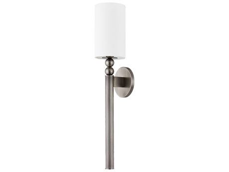 Hudson Valley Lakeport 1-Light Vintage Pewter Wall Sconce