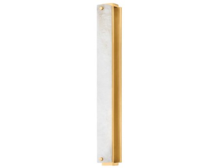 Hudson Valley Edgemere 1-Light Aged Brass Wall Sconce