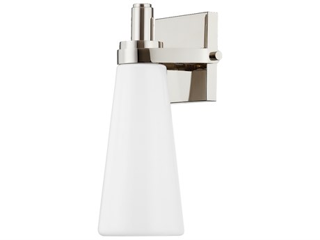 Hudson Valley Trude 1-Light Polished Nickel Wall Sconce