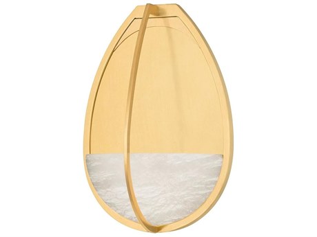 Hudson Valley Lloyd 1-Light Aged Brass LED Wall Sconce