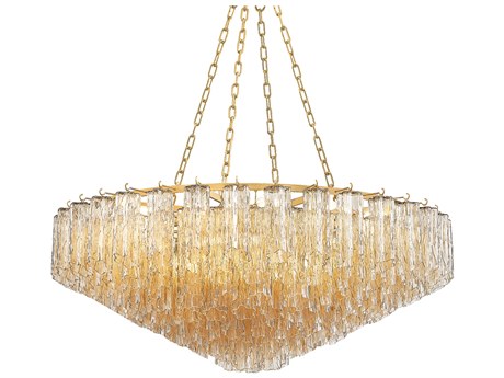 Hudson Valley Watertown 21-Light Aged Brass Chandelier