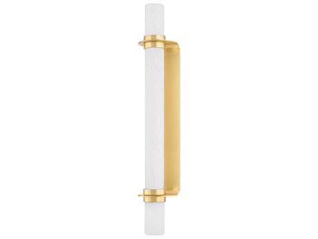 Hudson Valley Groveland Station 1-Light Aged Brass Wall Sconce