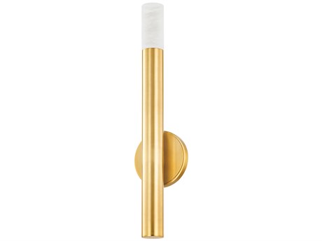 Hudson Valley Pali 1-Light Aged Brass Wall Sconce