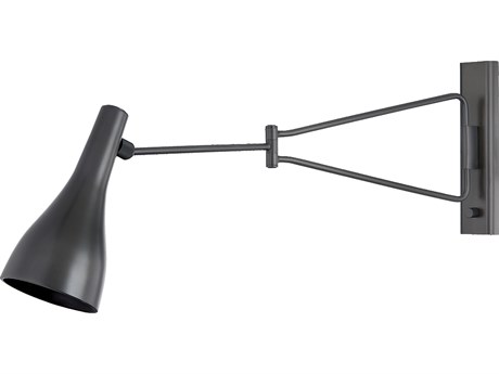 Hudson Valley Northford 1-Light Distressed Bronze Swing Wall Sconce