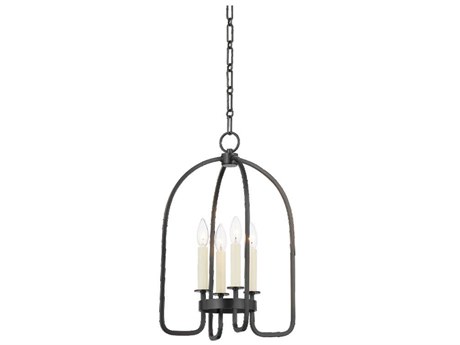 Hudson Valley Oakville 4-Light Old Bronze Lantern Pendant
