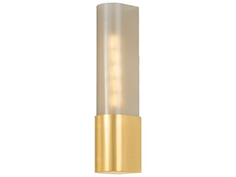 Hudson Valley Somersville 1-Light Aged Brass Bronze Wall Sconce