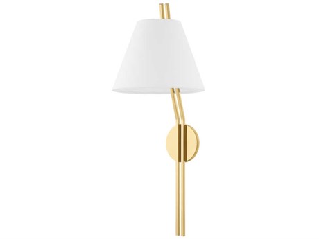 Hudson Valley Shokan 1-Light Aged Brass Wall Sconce