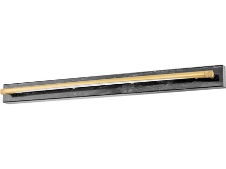 Hudson Valley Hayden 1-Light Aged Brass LED Vanity Light
