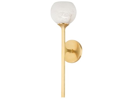 Hudson Valley Melton 1-Light Aged Brass LED Wall Sconce