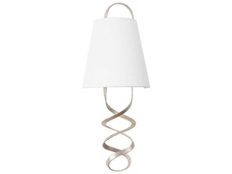 Hudson Valley Dota 2-Light Warm Silver Leaf Wall Sconce