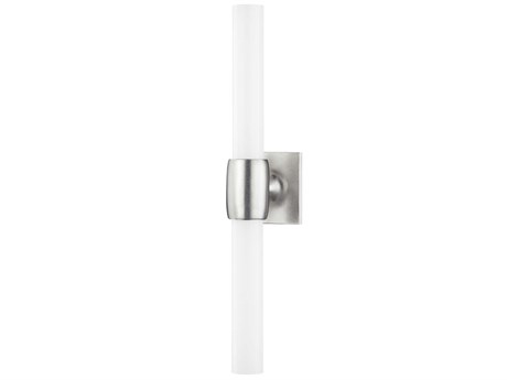 Hudson Valley Hogan 2-Light Burnished Nickel Opal Glossy Glass Wall Sconce