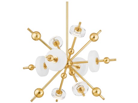 Hudson Valley Maynard 8-Light Aged Brass Sputnik Pendant