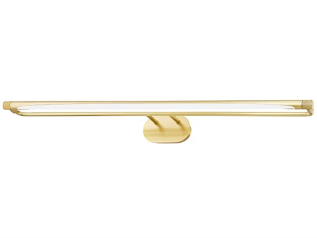Hudson Valley Berkshire 3-Light Aged Brass LED Picture Light
