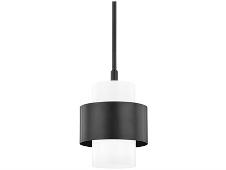Hudson Valley Corinth 1-Light Old Bronze Black Cylinder Mini Pendant