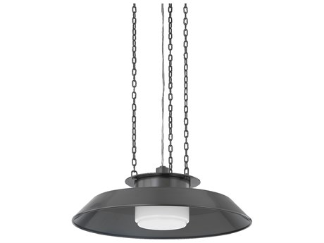 Hudson Valley Woodrow 1-Light Distressed Bronze Bowl Pendant