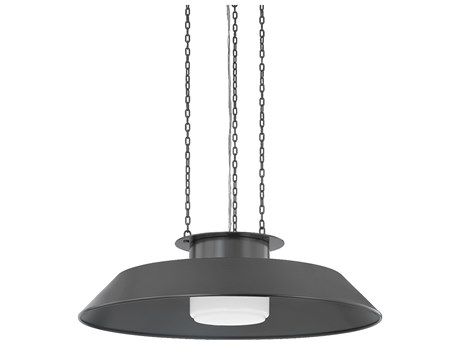 Hudson Valley Woodrow 1-Light Distressed Bronze Bowl Pendant