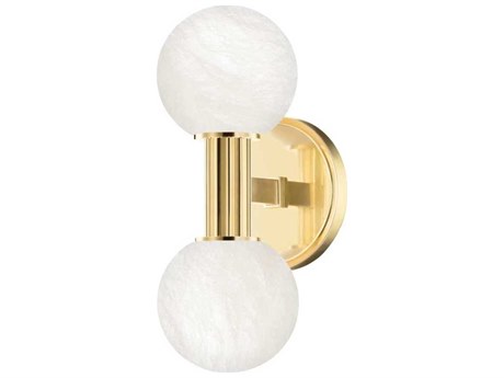 Hudson Valley Murray Hill 1-Light Aged Brass LED Vanity Light