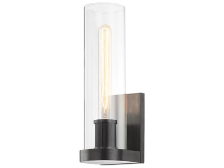 Hudson Valley Porter 1-Light Old Bronze Glass Wall Sconce