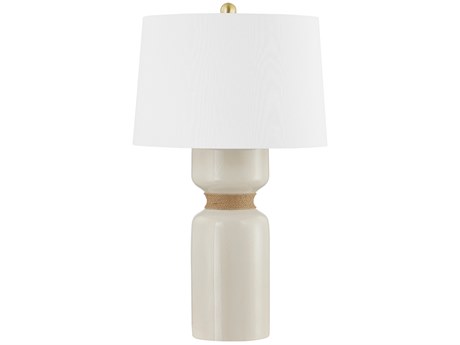 Hudson Valley Mindy Aged Brass Brown Buffet Lamp
