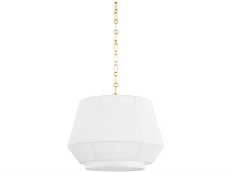 Hudson Valley Debi 1-Light Aged Brass Pendant