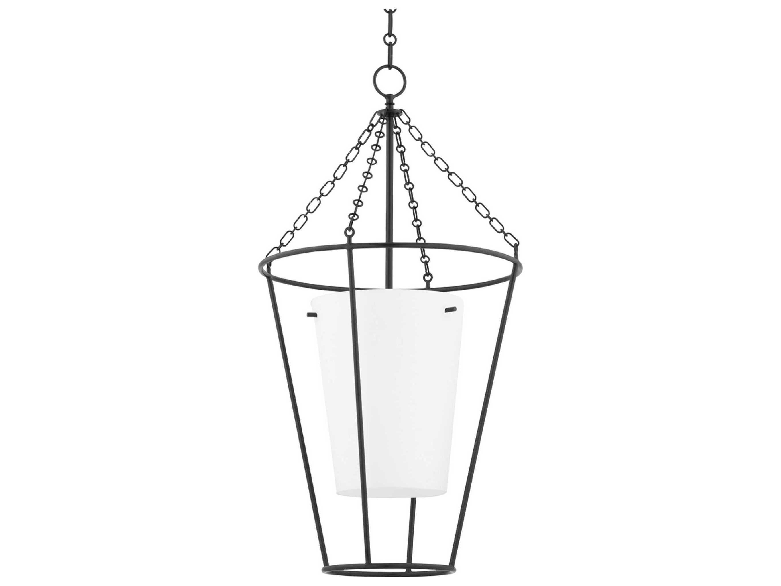 Hudson Valley Lighting Worchester Aged Iron 1-light 18'' Wide Pendant |  HVMDS211AI