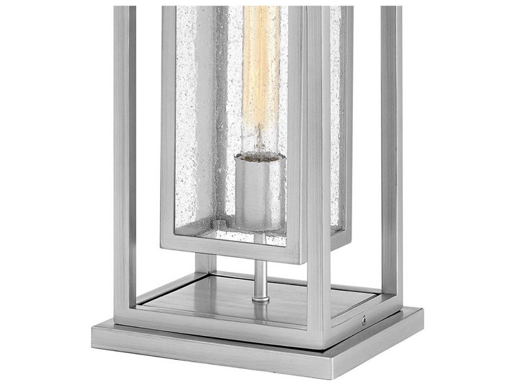 Hinkley Republic 1-Light Outdoor Post Satin Nickel 3