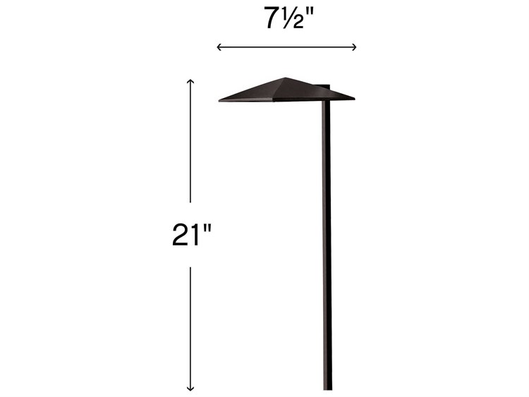 Hinkley Harbor 1-Light Outdoor Path Light Black 2