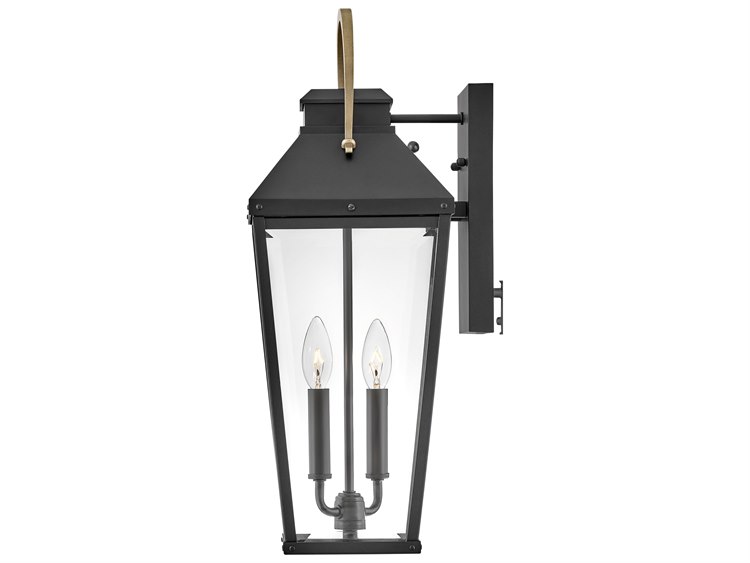 Hinkley Dawson 2-Light Outdoor Wall Light Black Burnished Bronze 4