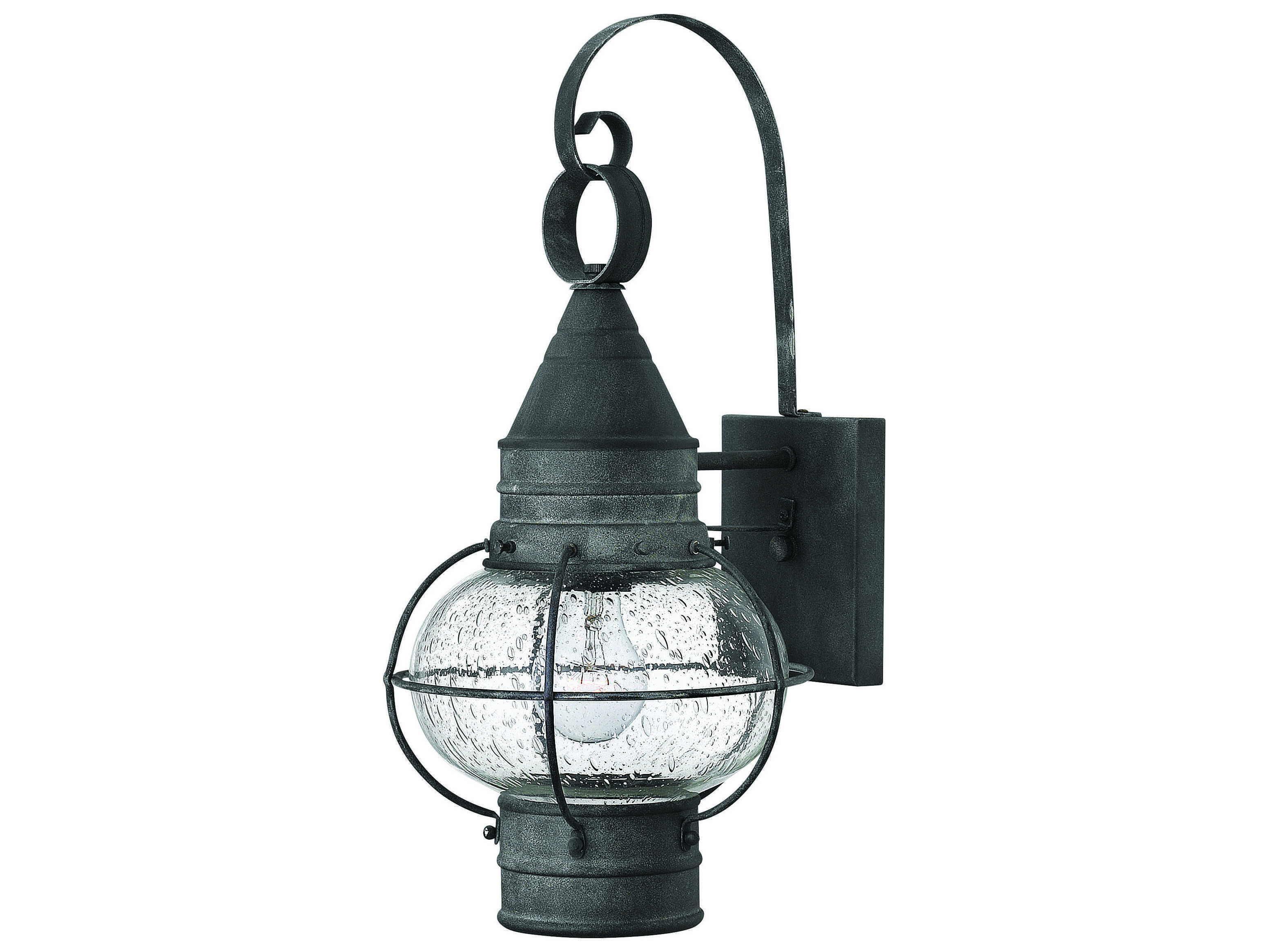 Hinkley Lighting Cape Cod Aged Zinc LED Outdoor Wall Light | HY2200DZLED