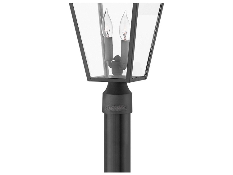 Hinkley Alford Place 2-Light Outdoor Post Black 2