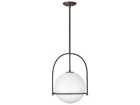 Hinkley Somerset 1-Light Buckeye Bronze Globe Pendant
