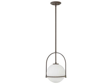 Hinkley Somerest 1-Light Buckeye Bronze Glass Globe Pendant