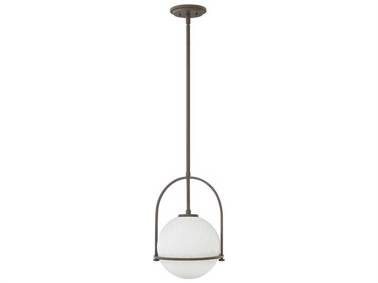 Hinkley Somerest 1-Light Buckeye Bronze Glass Globe Pendant