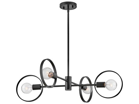 Hinkley Desi 4-Light Black Chandelier