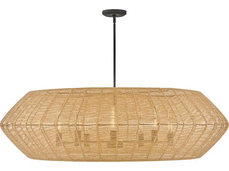 Hinkley Luca 8-Light Black Brown Chandelier