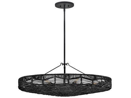 Hinkley Ophelia 6-Light Black LED Bowl Pendant