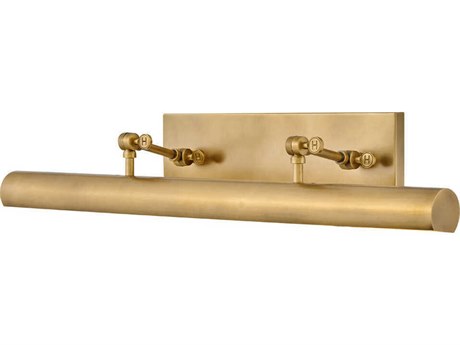 Hinkley Stokes 2-Light Heritage Brass LED Picture Light