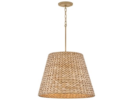 Hinkley Seabrook 1-Light Burnished Gold Brown Pendant