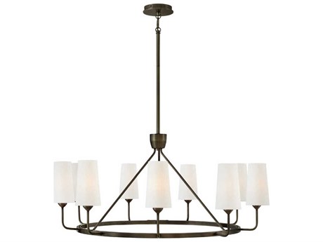Hinkley Lewis 9-Light Black Oxide LED Candelabra Chandelier