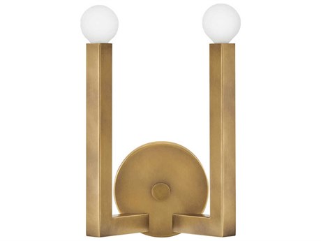 Hinkley Ezra 2-Light Heritage Brass Wall Sconce